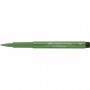 India ink Pitt Artist Pen B permanent green olive